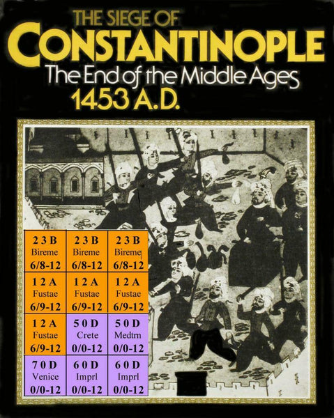 Variant Counters Siege of Constantinople, SPI S&T, Strategy & Tactics 66 game
