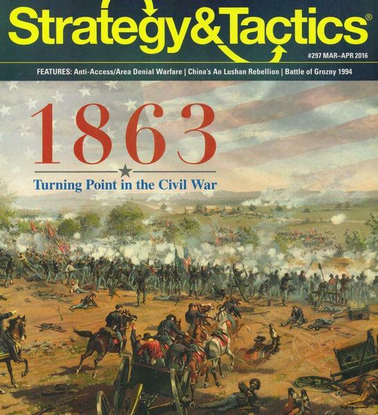Strategy & Tactics 297, 1863, The Civil War, S&T, DG, Unpunched, Bonus