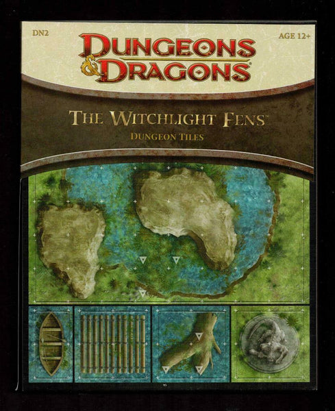 The Witchlight Fens DN2, Dungeon Tiles WotC D&D, AD&D, UP, 3,000+ Pgs Extras!!