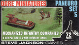 OGRE Paneuro Set 5 Mechanized Infantry Co., Miniatures Jackson Games, MegaExtras