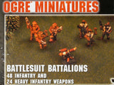 OGRE Paneuro Set 7  Battlesuit Battalions, Miniatures Jackson Games, MegaExtras!