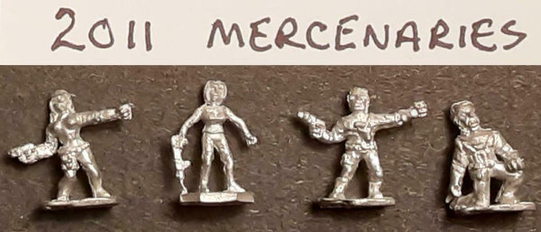 Traveller Mercenaries Figures 2, Martian Metals 2011, 5,000+ Pg MegaExtras!