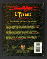 I, Tyrant w\Poster, AD&D Monstrous Arcana, TSR 9521, 10,000+ Pages Extras!!