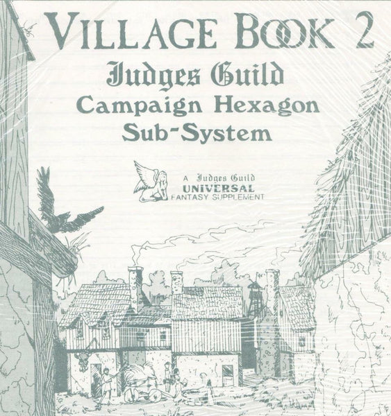 Village Book II, Sealed, New!, Judges Guild, D&D, 3000+ Pgs of MegaExtras!