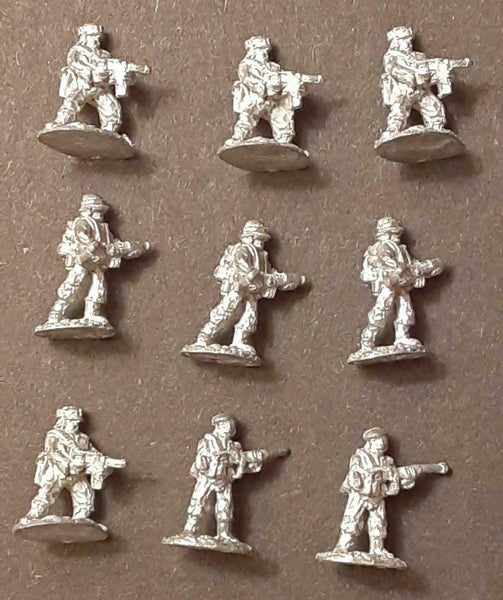 Traveller Mercenaries Lot of 9 Figures, Martian Metals, 5,000+ Pg MegaExtras!!