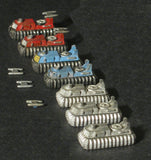 7 G.E.V. Miniatures, GEV OGRE, Steve Jackson Games, Great MegaExtras!!