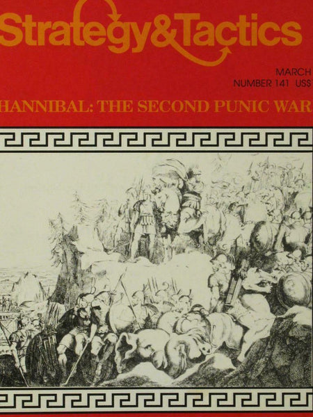 Strategy & Tactics 141, S&T, Hannibal Second Punic War, Unpunched, Huge Bonus!!