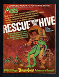 Ares Magazine #7, Rescue from the Hive, SPI, Unpunched, Fine MegaExtras!