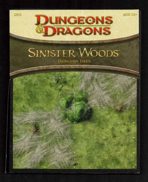 Sinister Woods DU5, Dungeon Tiles, WotC D&D, Unpunched, 3,000+ Pages of Extras!!