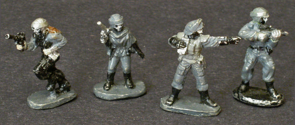 Star Wars 4 Painted Rebel Troopers Miniatures, Grenadier West End 40421, Extras!