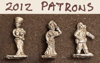 Traveller Patron Lot of 3 Figures, Martian Metals #2012, 5,000+ Pg MegaExtras!