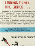 Shockwave, OGRE G.E.V. Expansion, Jackson Games, Unpunched, Great MegaExtras!!