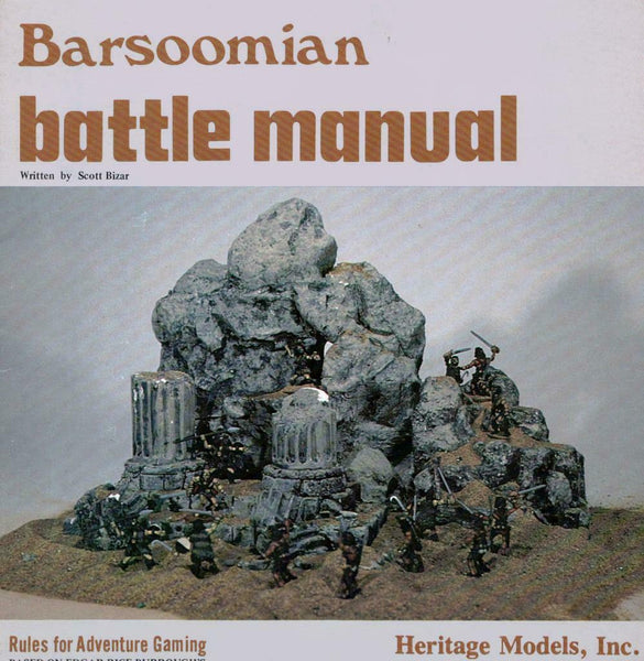 Barsoomian Battle Manual, John Carter Miniatures Rules, Extras!, Heritage Models