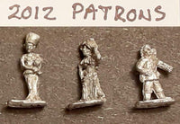 Traveller Patron Lot of 3 Figures, Martian Metals #2012, 5,000+ Pg MegaExtras!