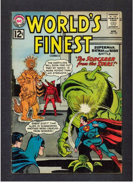 Worlds Finest 127, DC Superman, Supersize, FN+ (6.5)